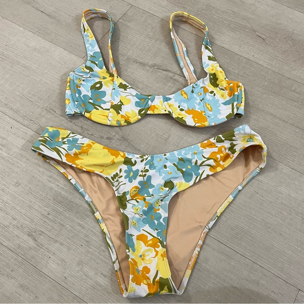 Faithfull the Brand Bathing Suit Top and Bottom